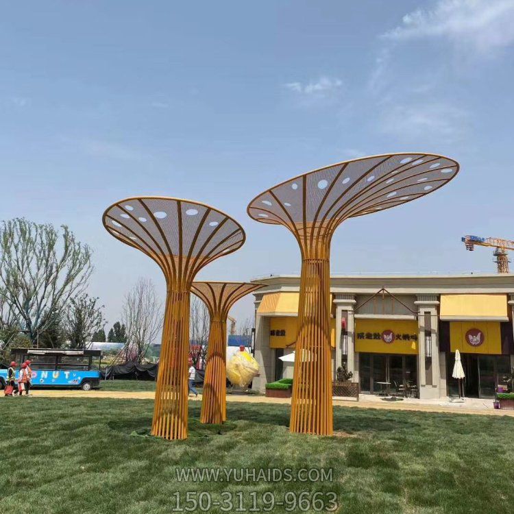 大型城市广场不锈钢园林抽象景观博鱼网页版