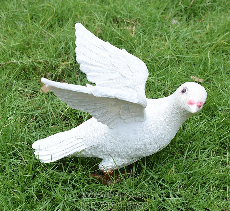 玻璃钢树脂创意飞翔鸽子博鱼网页版