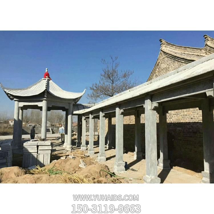 公园景区石雕长廊凉亭博鱼网页版