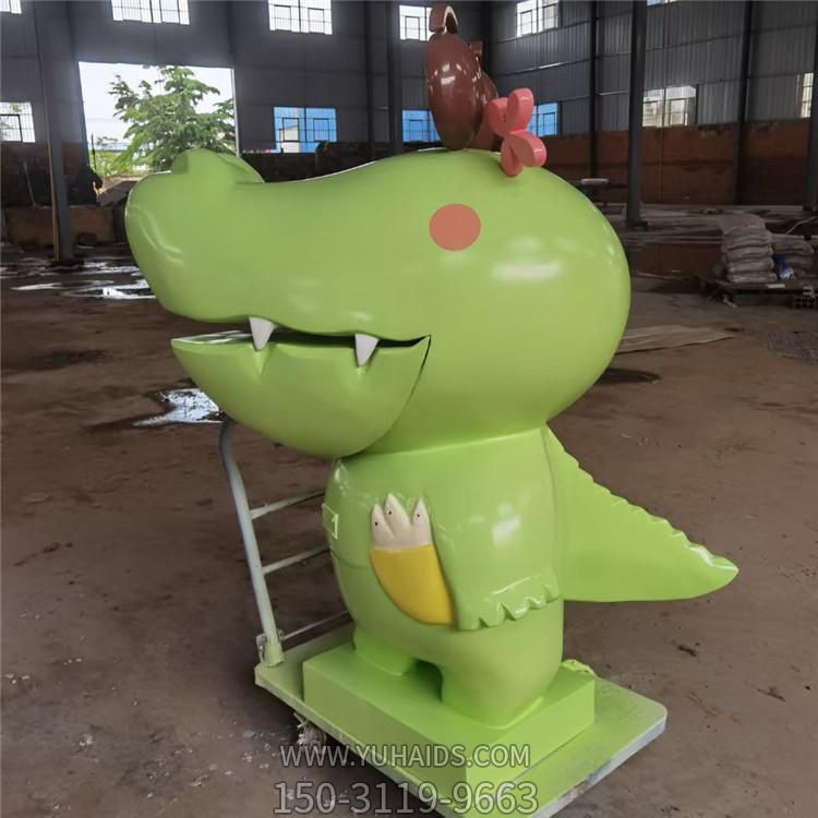 商场游乐园美陈摆件卡通动物公仔鳄鱼博鱼网页版