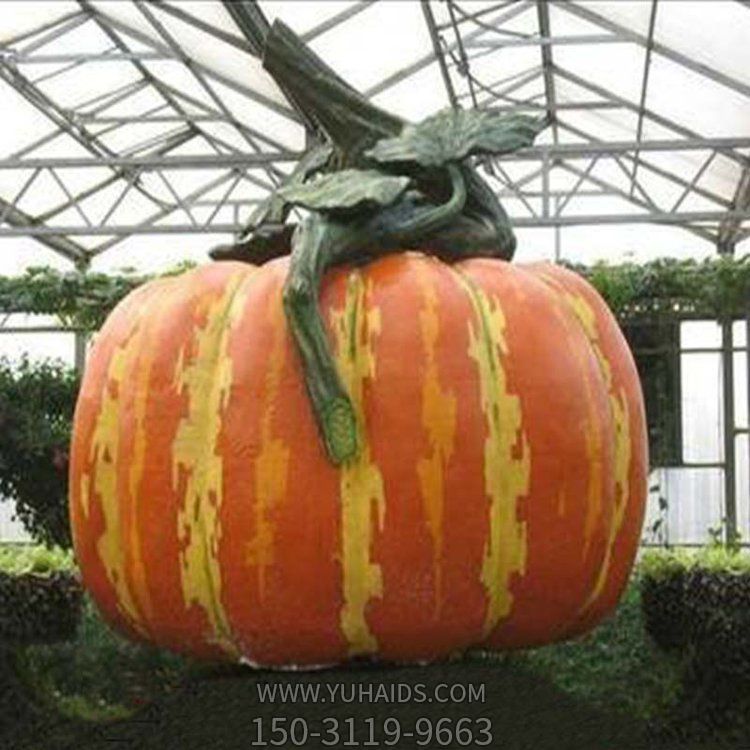 户外大型玻璃钢仿真蔬菜南瓜博鱼网页版