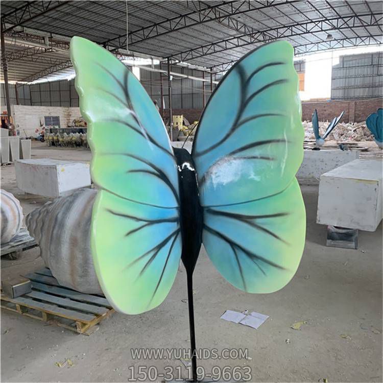 园林户外操场大型玻璃钢蝴蝶博鱼网页版