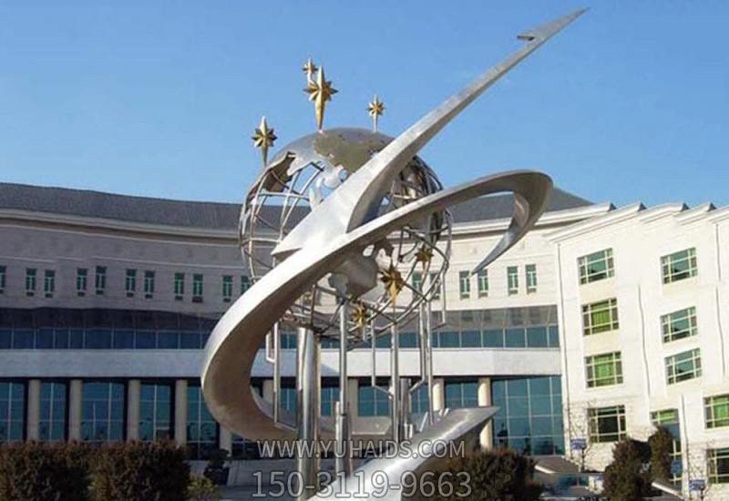 企业抽象镂空地球仪博鱼网页版