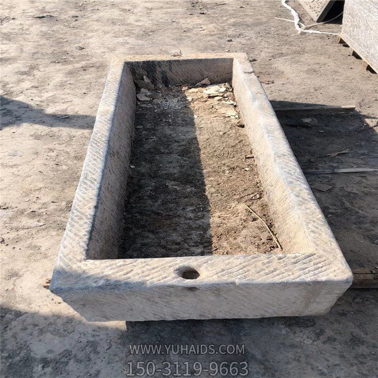 青石老石槽庭院室外造景流水摆件博鱼网页版