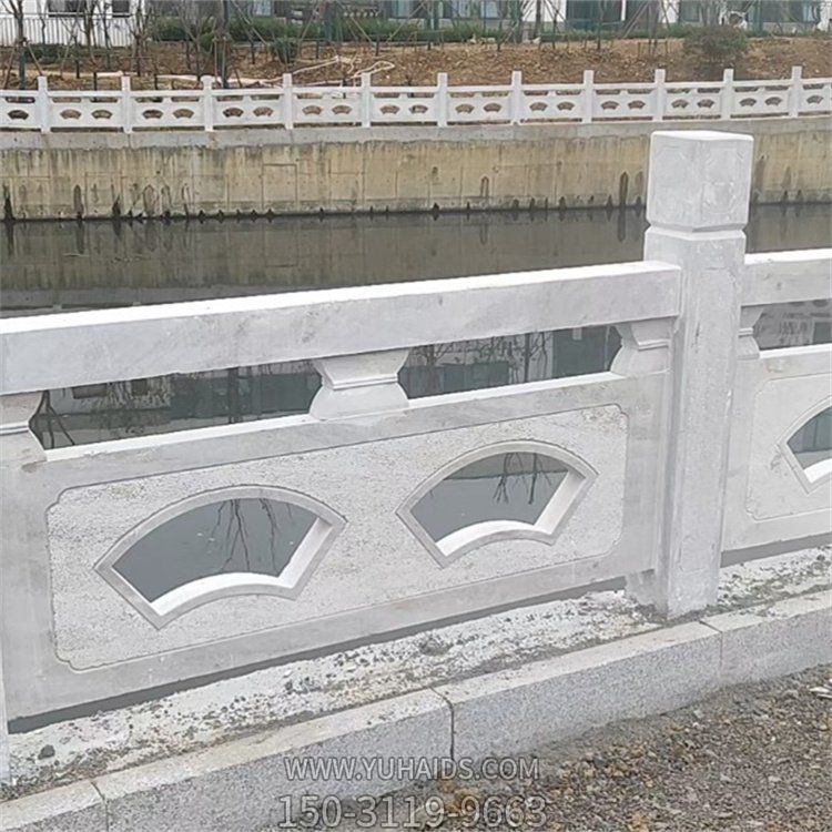 户外河道大理石石雕围栏博鱼网页版