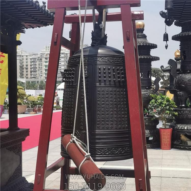 宗祠仿古铸铜雕刻六字真言摆件博鱼网页版