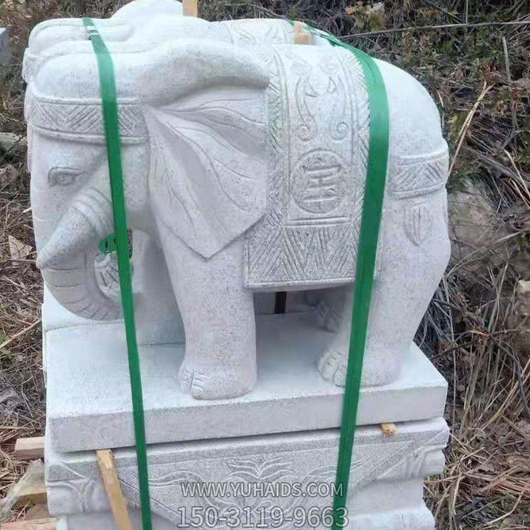 庭院景观大理石石雕大象博鱼网页版