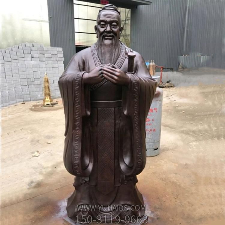 玻璃钢仿铜户外校园古代人物博鱼网页版