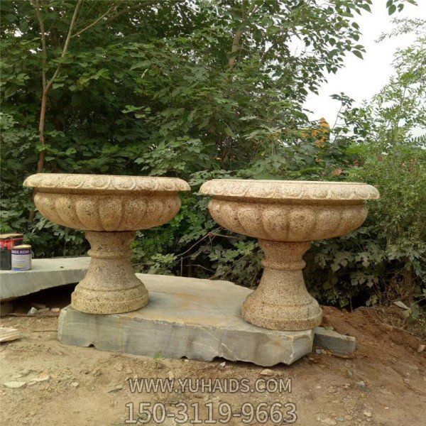 种花养鱼欧式浮雕花盆花钵摆件博鱼网页版