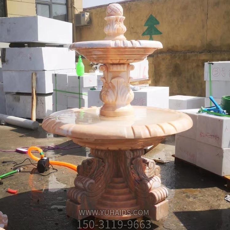 晚霞红是户外园林酒店法院门口喷泉水景摆件博鱼网页版