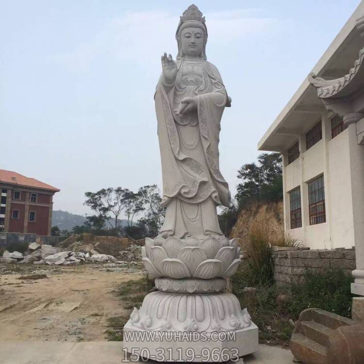 大理石石雕户外广场观音菩萨博鱼网页版