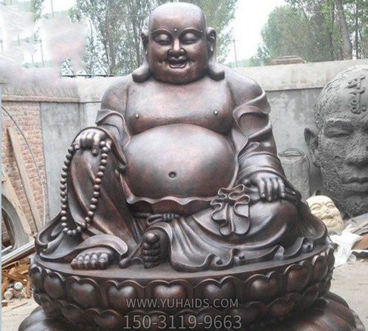 宗教庙宇铜雕户外景观大型神佛弥勒佛博鱼网页版