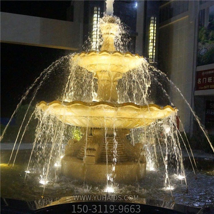 石雕户外别墅欧式园林喷泉博鱼网页版