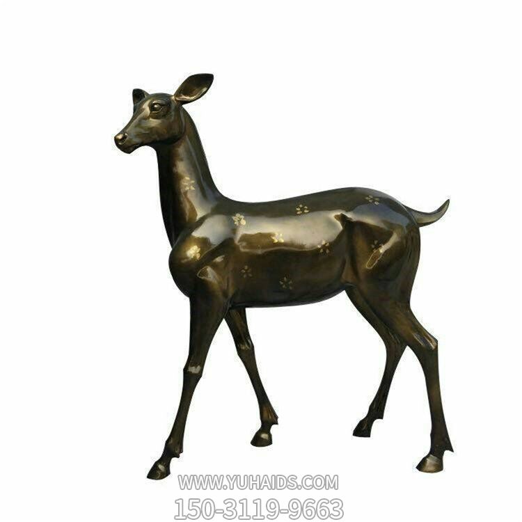 户外园林玻璃钢仿铜鹿博鱼网页版