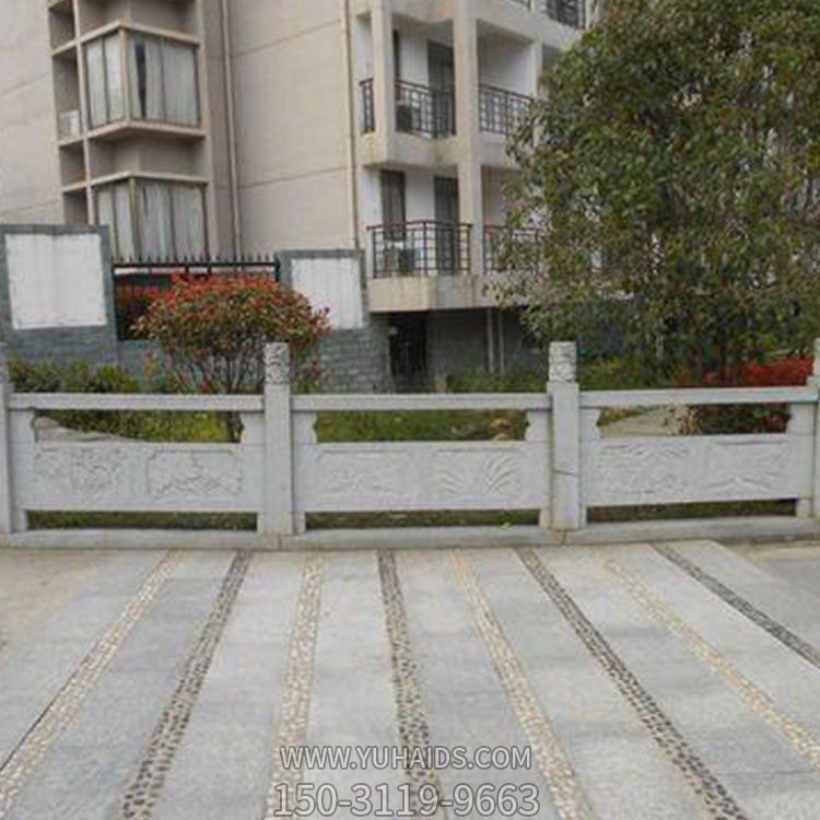 小区街道装饰青石雕刻防护栏杆栏板博鱼网页版