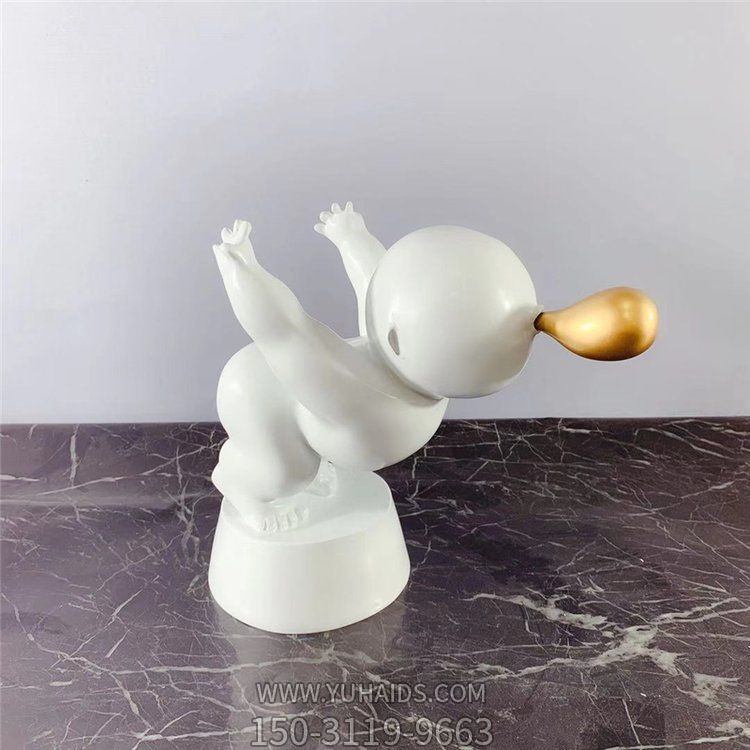 室内创意玻璃钢卡通抽象吹气球的儿童景观博鱼网页版