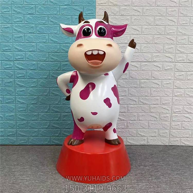 幼儿园创意玻璃钢卡通十二生肖小奶牛博鱼网页版