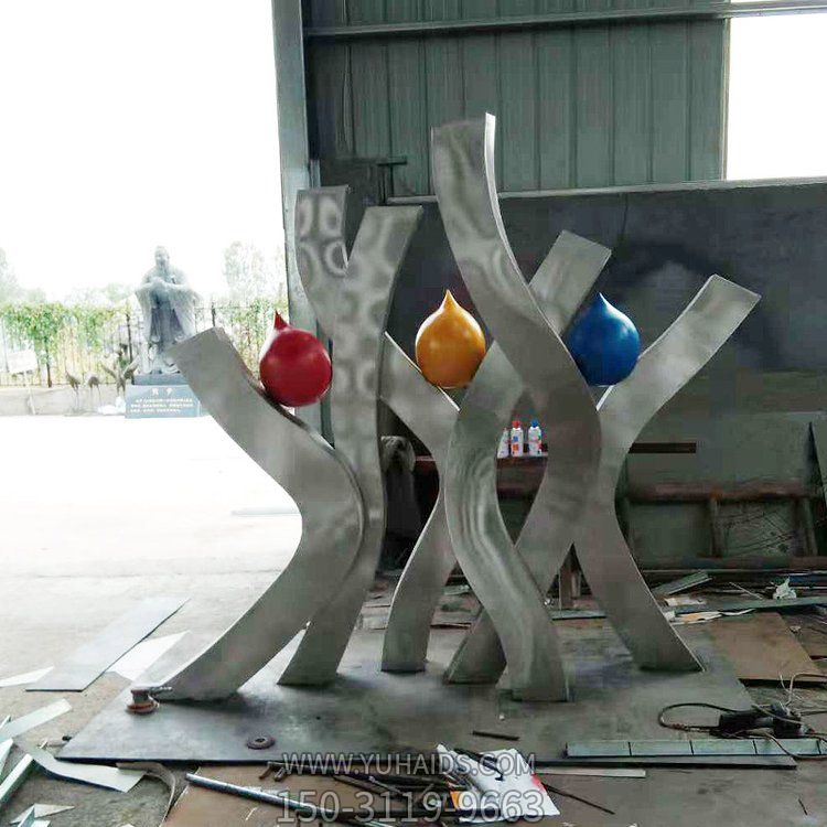 不锈钢校园广场创意抽象景观博鱼网页版