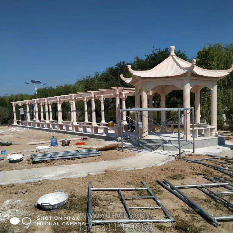 园林景观大理石石雕长廊博鱼网页版