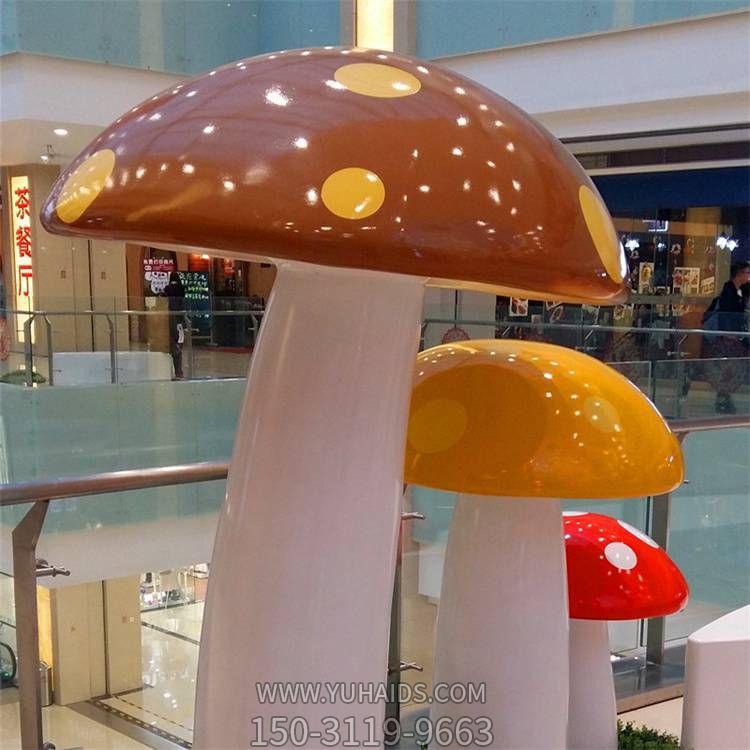 玻璃钢仿真商场大型蘑菇博鱼网页版