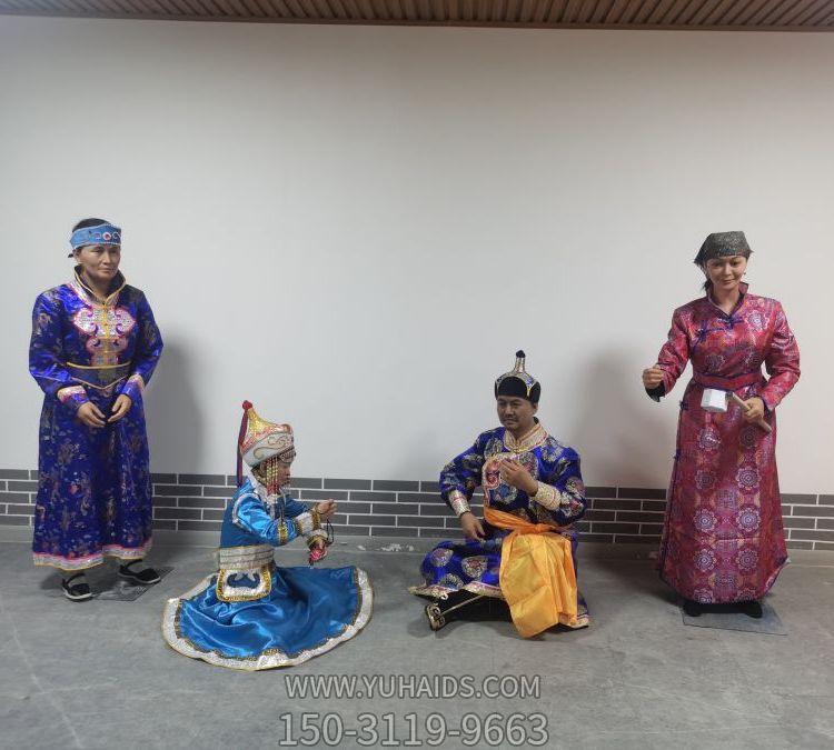 玻璃钢彩绘园林景区少数民族博鱼网页版