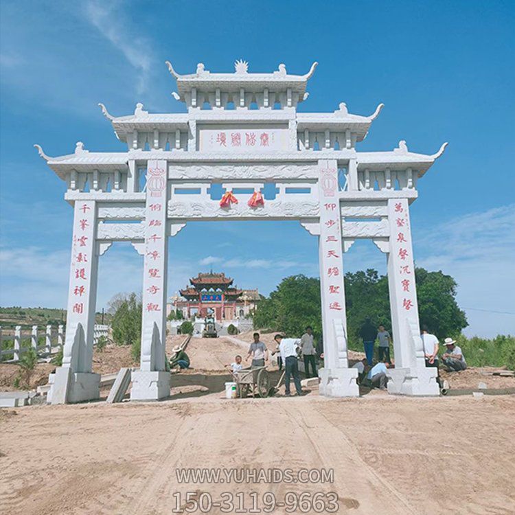 城镇大理石石雕户外大型牌坊博鱼网页版