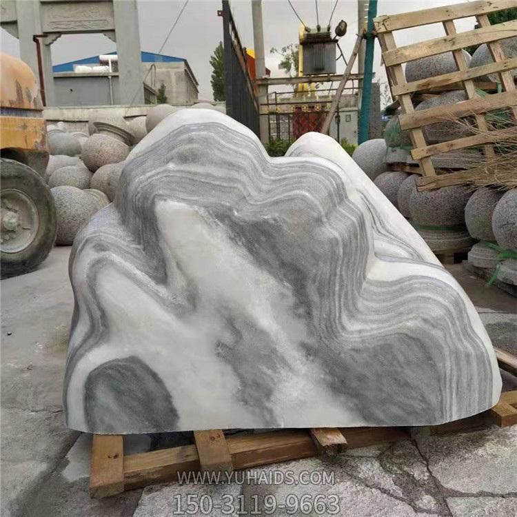 天然雪浪石 公园村庄刻字标识景观石头博鱼网页版