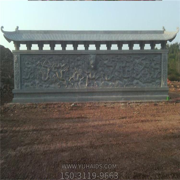 大理石龙浮雕照壁 石雕龙浮雕博鱼网页版