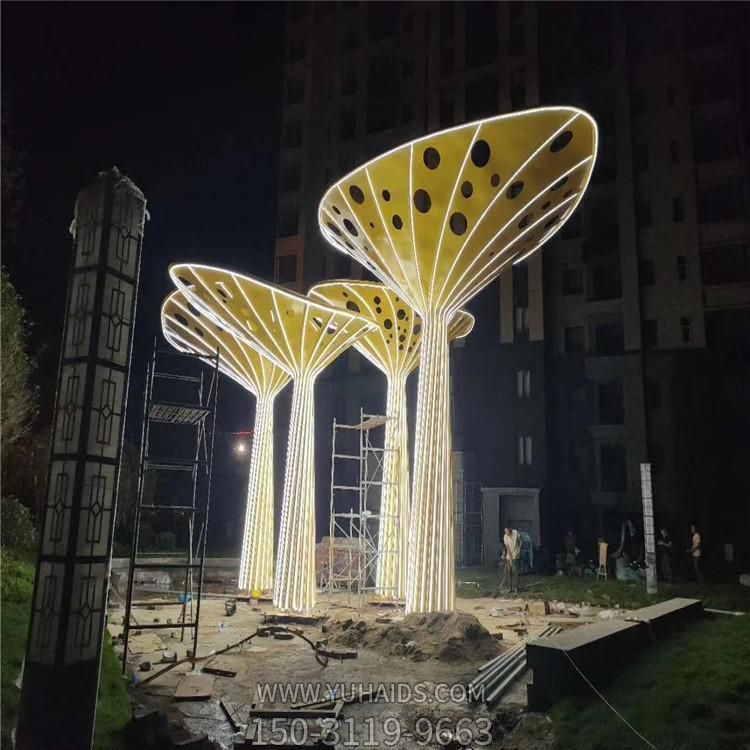 广场园林不锈钢抽象景观灯博鱼网页版摆件