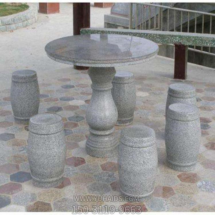 室外园林仿古花岗岩石桌石凳定制博鱼网页版