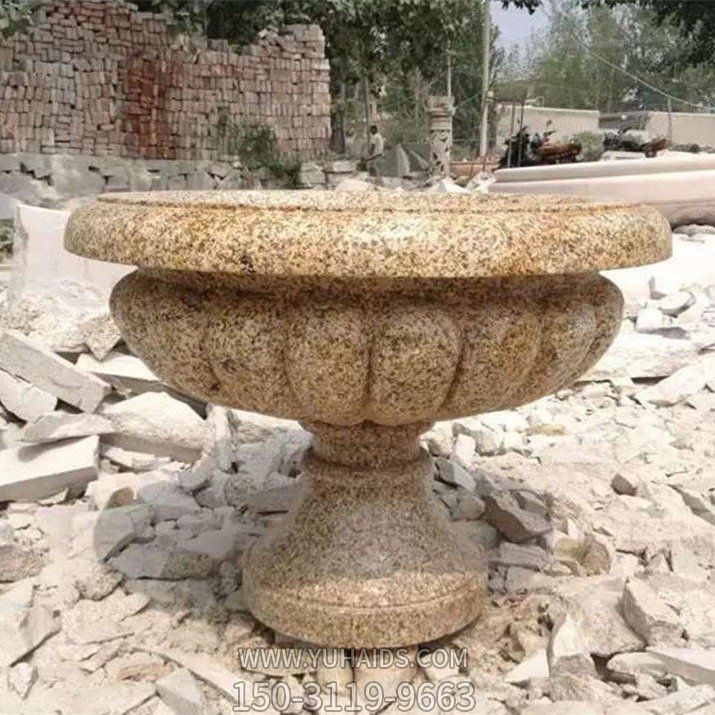 欧式花岗岩雕刻简约复古庭院装饰花盆博鱼网页版