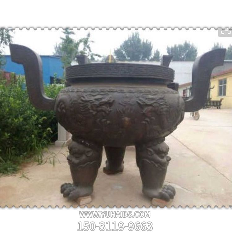 庭院大型圆形香炉鼎博鱼网页版