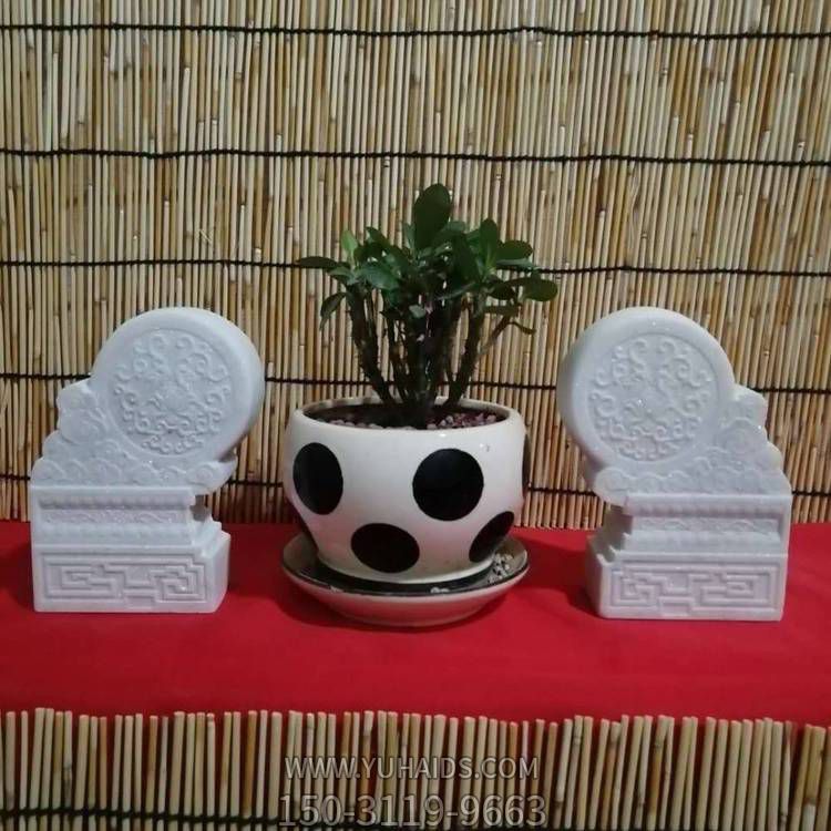 汉白玉雕刻门墩庭院家用别墅抱鼓石博鱼网页版