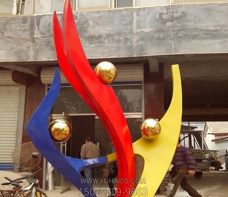 公园不锈钢跳舞抽象博鱼网页版