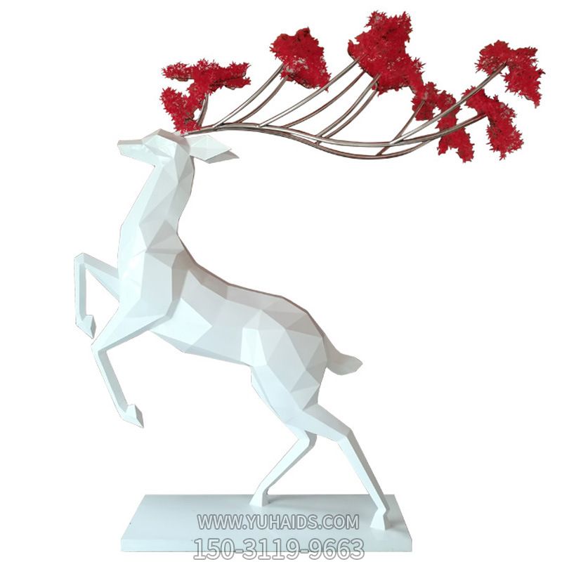 公园玻璃几何跳跃的鹿博鱼网页版