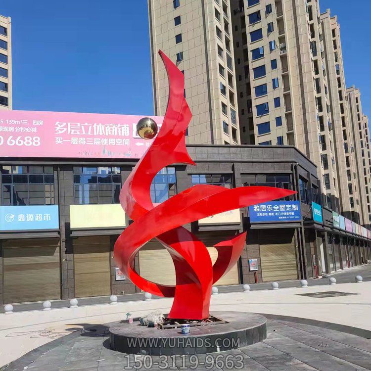 广场不锈钢抽象艺术造型景观博鱼网页版