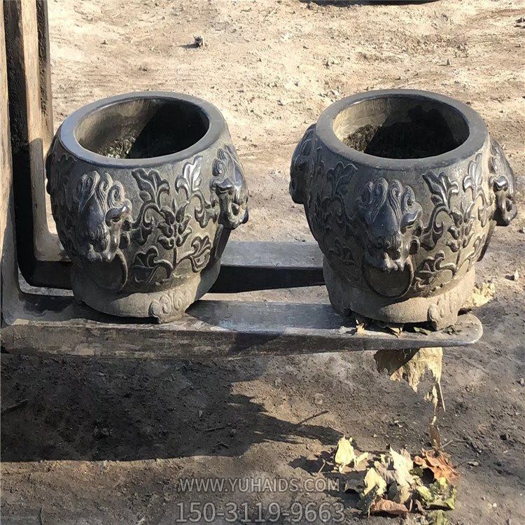 园林户外庭院仿古做旧鱼缸摆件博鱼网页版