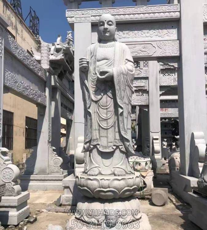 大理石石雕户外景区大型立式地藏王博鱼网页版