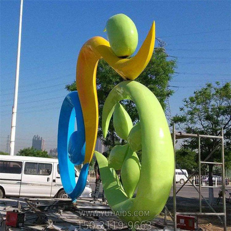 园林景观户外抽象自行车的人物博鱼网页版