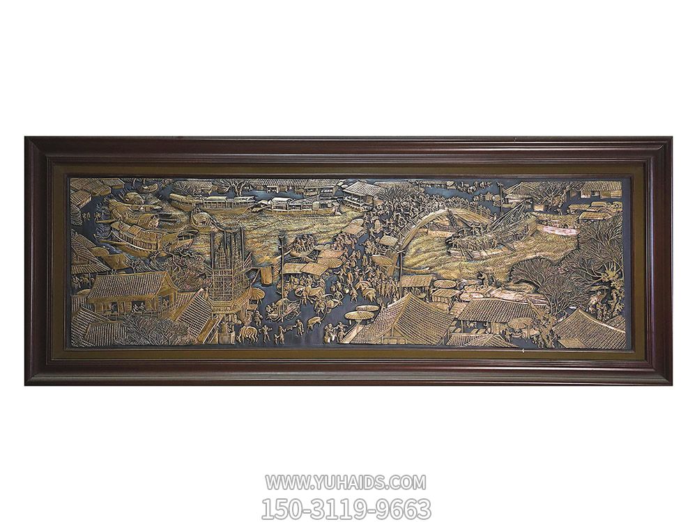 清明上河图紫铜浮雕画博鱼网页版