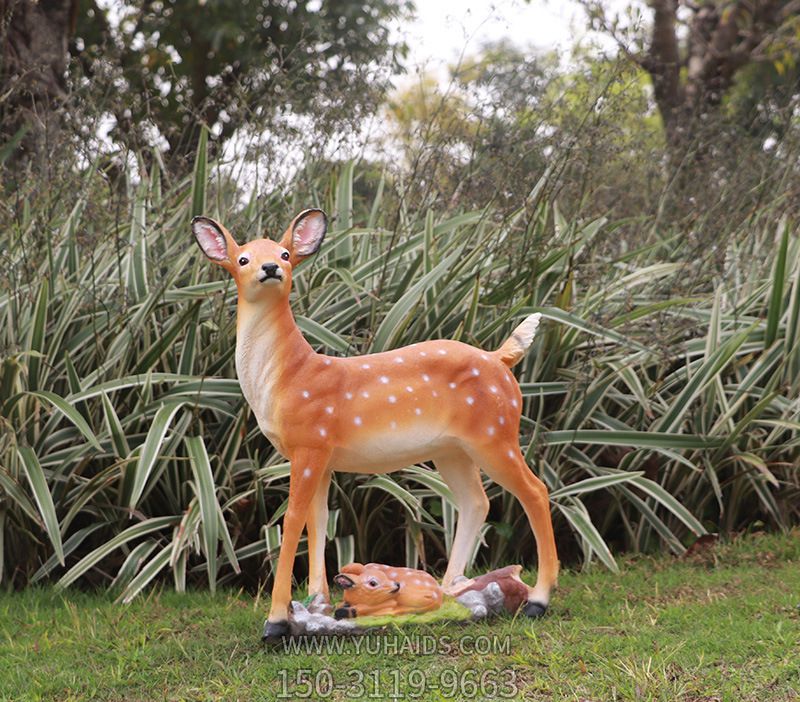 景区一只站立的玻璃钢鹿博鱼网页版