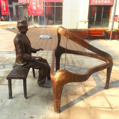 玻璃钢仿铜公园广场大型景观摆件博鱼网页版