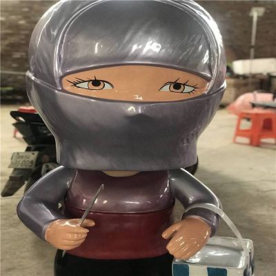 游乐场玻璃钢彩绘卡通人物博鱼网页版