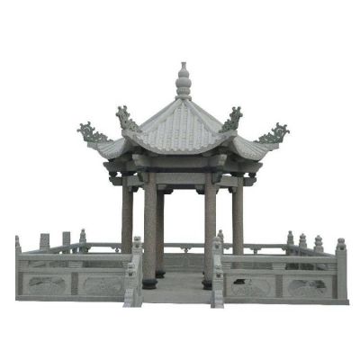 户外园林石雕欧式六角凉亭博鱼网页版