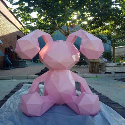 户外大型几何抽象兔子博鱼网页版