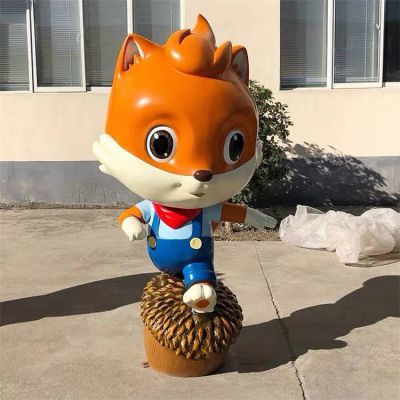 玻璃钢卡通商场园林景观小松鼠博鱼网页版