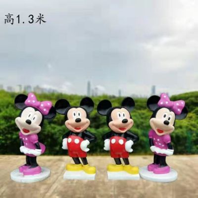 玻璃钢卡通彩绘公园米老鼠博鱼网页版