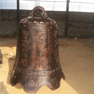 铜雕寺庙大型祈福铜钟博鱼网页版