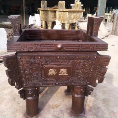 铜雕鼎博鱼网页版户外寺庙摆件