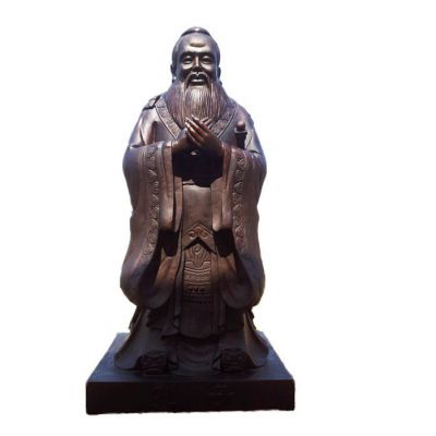 校园玻璃钢仿铜园林古代名人孔子博鱼网页版